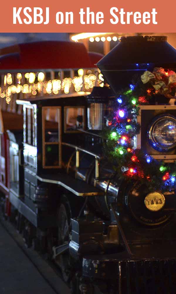 KSBJ on the Street - The Christmas Train in Alvin