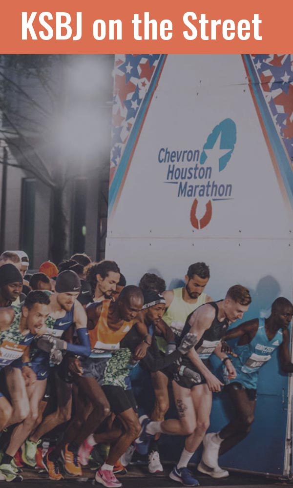 KSBJ on the Street - Chevron Houston Marathon